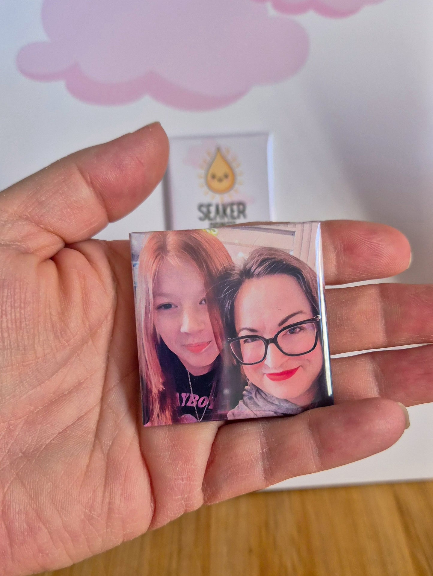 Custom 2x2 Inch Square Photo Magnets (Set of 6)